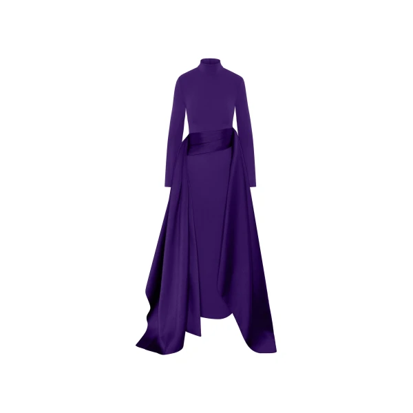Solace London The Olivia Maxi Dress in Deep Orchid | Maxi Dresses | Coveti