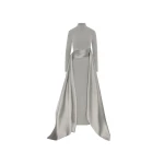 Solace London The Olivia Maxi Dress in Pewter | Maxi Dresses | Coveti