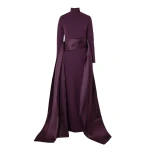 Solace London The Olivia Maxi Dress in Plum | Maxi Dresses | Coveti