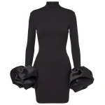 Solace London The Payton Mini Dress in Black | Mini Dresses | Coveti