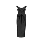 Solace London The Pieta Maxi Dress in Black | Maxi Dresses | Coveti