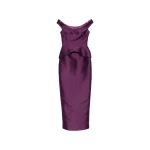 Solace London The Pieta Maxi Dress in Damson | Maxi Dresses | Coveti