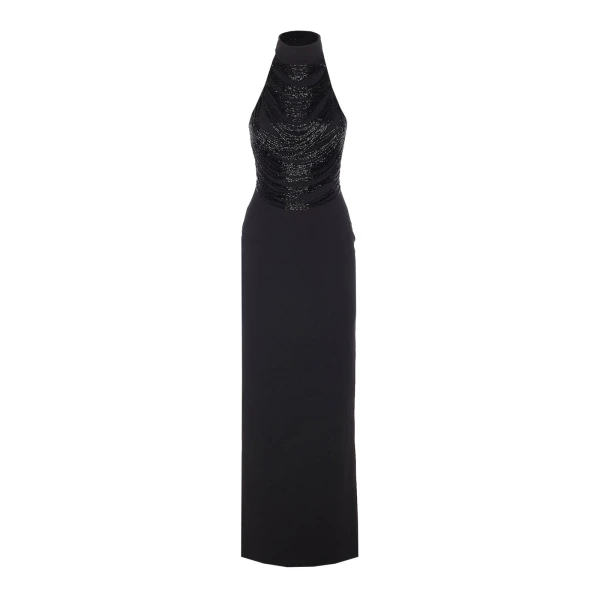 Solace London The Portia Maxi Dress in Black | Maxi Dresses | Coveti