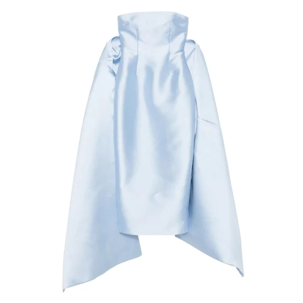 Solace London The Renee Midaxi Dress in Ice Blue | Midi Dresses | Coveti