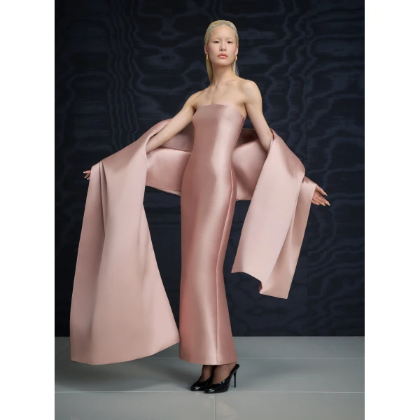Solace London The Renee Midaxi Dress in Oyster