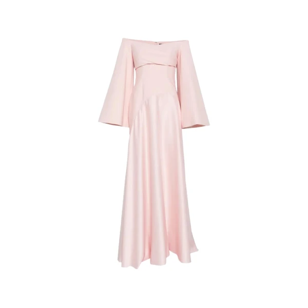 The Rina Maxi Dress in Blush