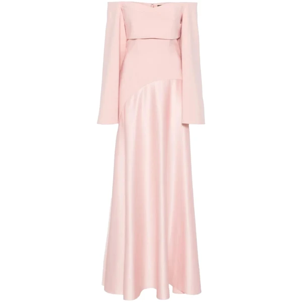 The Rina Maxi Dress in Camellia Pink