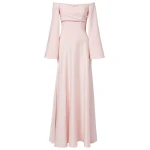 Solace London The Rina Maxi Dress in Putty Pink | Maxi Dresses | Coveti