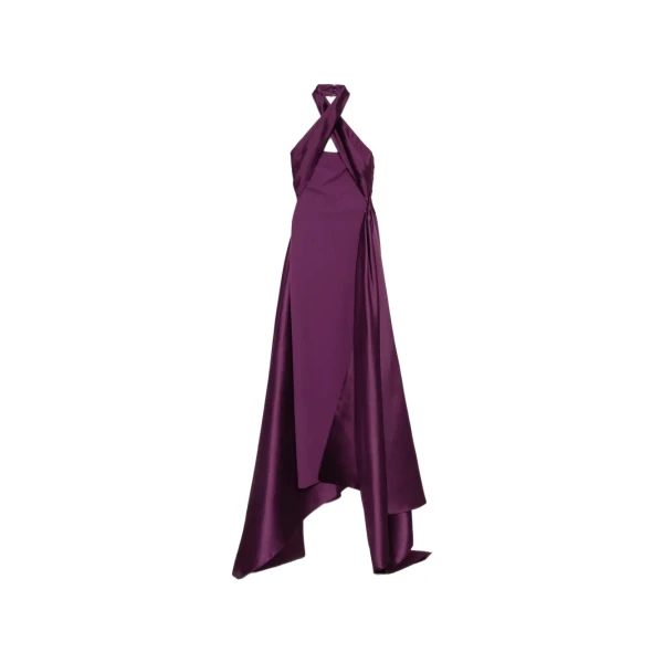 Solace London The Rumi Maxi Dress in Allium Purple | Maxi Dresses | Coveti