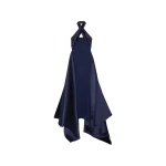 Solace London The Rumi Maxi Dress in Navy | Maxi Dresses | Coveti