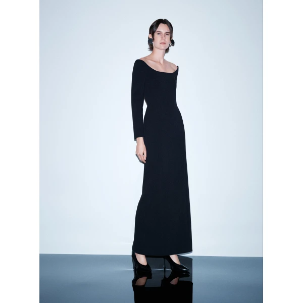 Solace London The Ryder Maxi Dress in Black