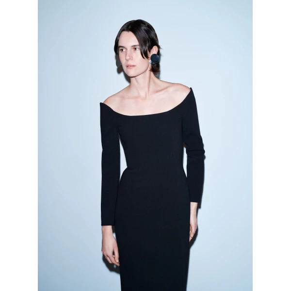 Solace London The Ryder Maxi Dress in Black