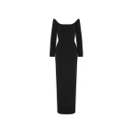 Solace London The Ryder Maxi Dress in Black | Maxi Dresses | Coveti