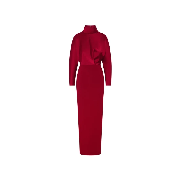 Solace London The Sedgewick Maxi Dress in Ruby | Maxi Dresses | Coveti