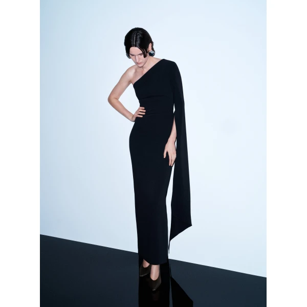 Solace London The Seldon Maxi Dress in Black