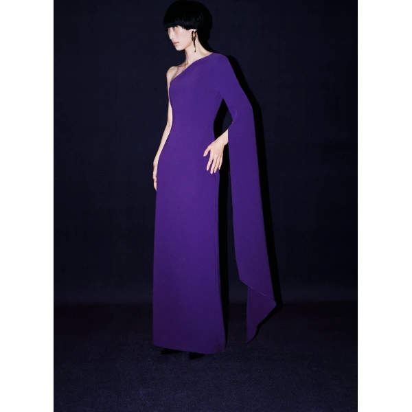 Solace London The Seldon Maxi Dress in Deep Orchid