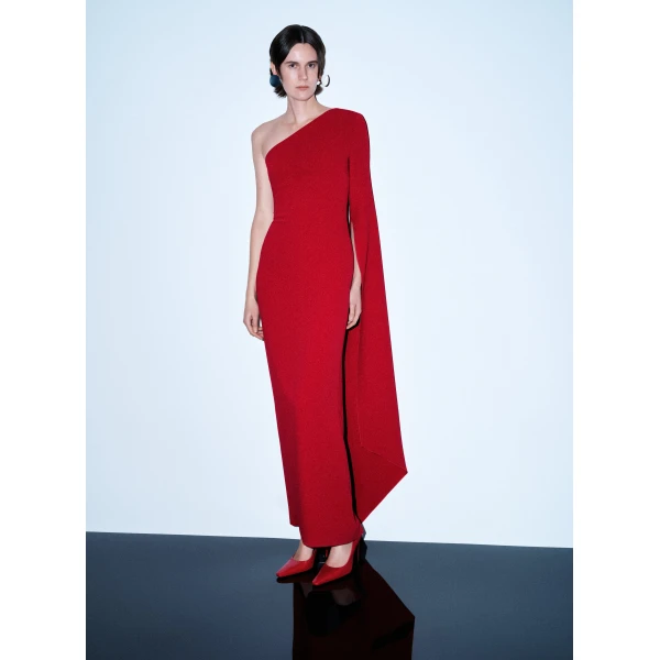 Solace London The Seldon Maxi Dress in Ruby