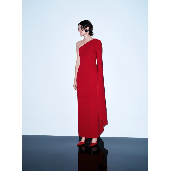 Solace London The Seldon Maxi Dress in Ruby