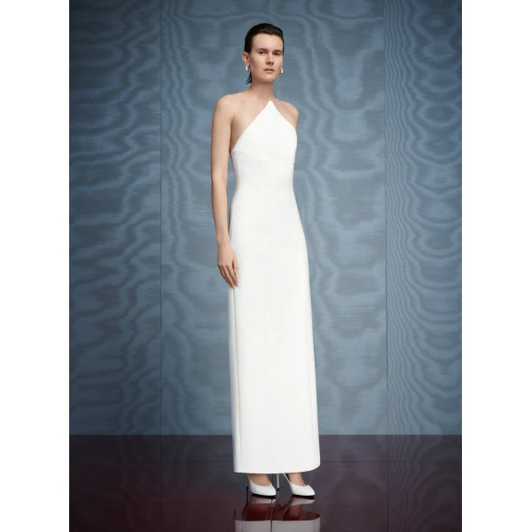 Solace London The Senna Maxi Dress in Cream