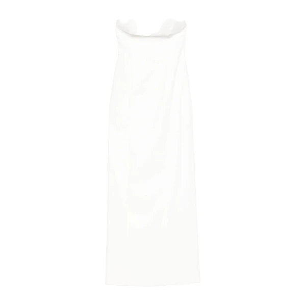 Solace London The Senna Maxi Dress in Cream | Maxi Dresses | Coveti