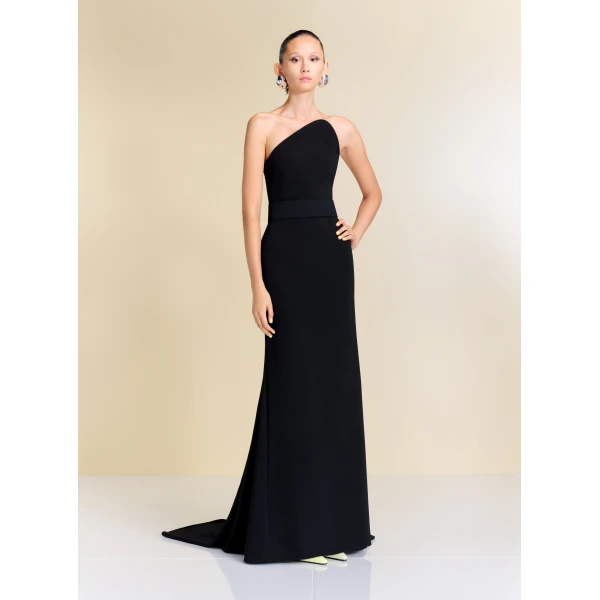 Solace London The Seraphina Maxi Dress in Black