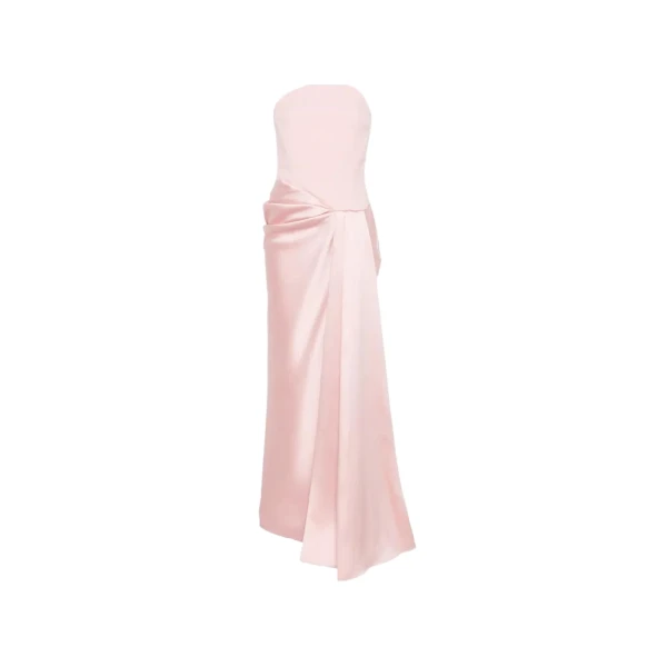 Solace London The Seri Maxi Dress in Pale Pink | Maxi Dresses | Coveti