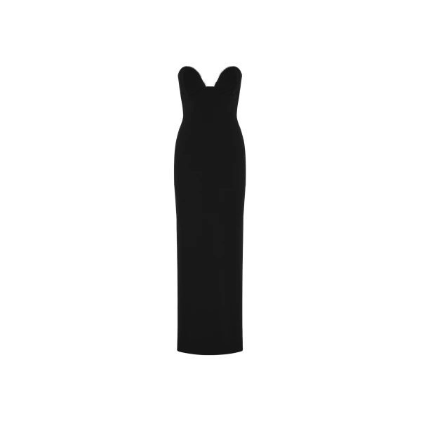 Solace London The Sommer Maxi Dress in Black | Maxi Dresses | Coveti