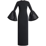 Solace London The Suri Maxi Dress in Black | Maxi Dresses | Coveti