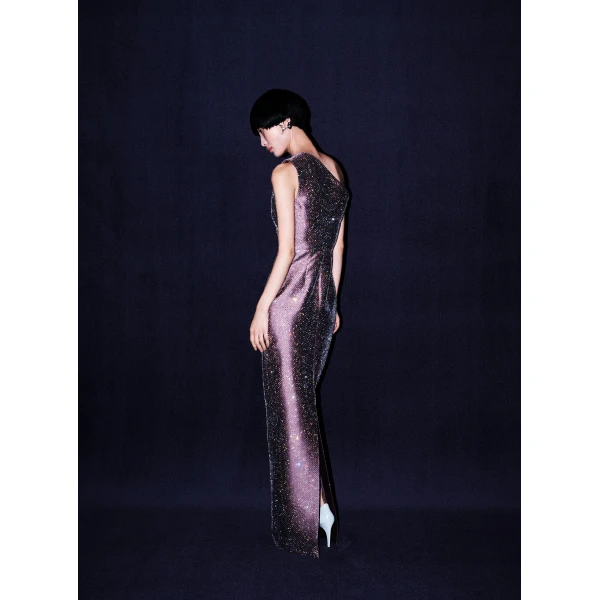 Solace London The Swanson Maxi Dress in Acai