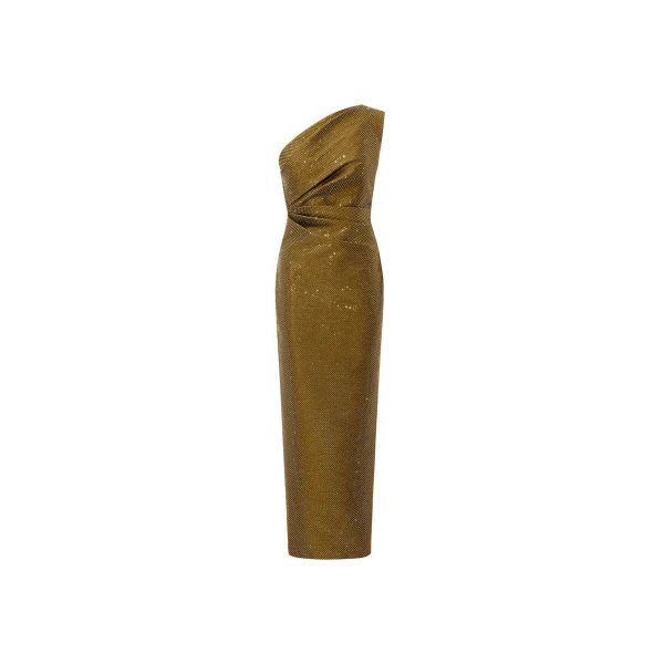 The Swanson Maxi Dress in Gold