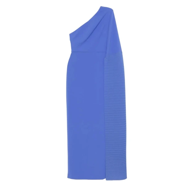 The Sylvia Maxi Dress in Iris Blue