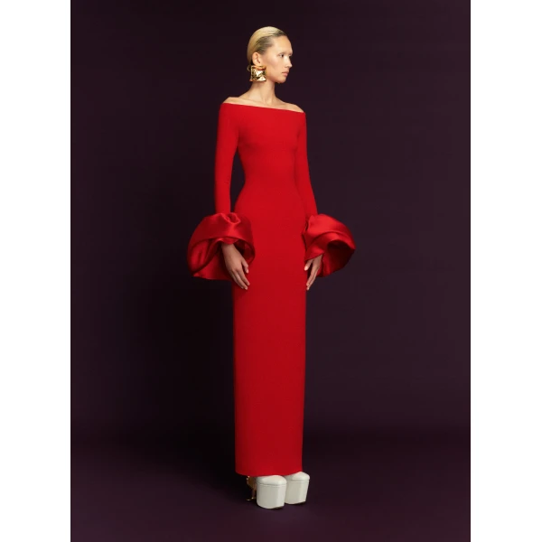 Solace London The Talia Maxi Dress in Red