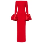 Solace London The Talia Maxi Dress in Red | Maxi Dresses | Coveti