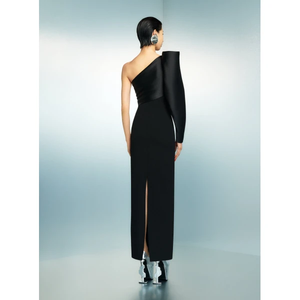 Solace London The Tally Maxi Dress in Black