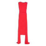 Solace London The Tavia Maxi Dress in Red | Maxi Dresses | Coveti