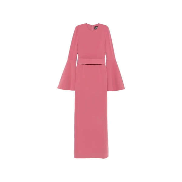 Solace London The Theia Maxi Dress in Dark Rose | Maxi Dresses | Coveti