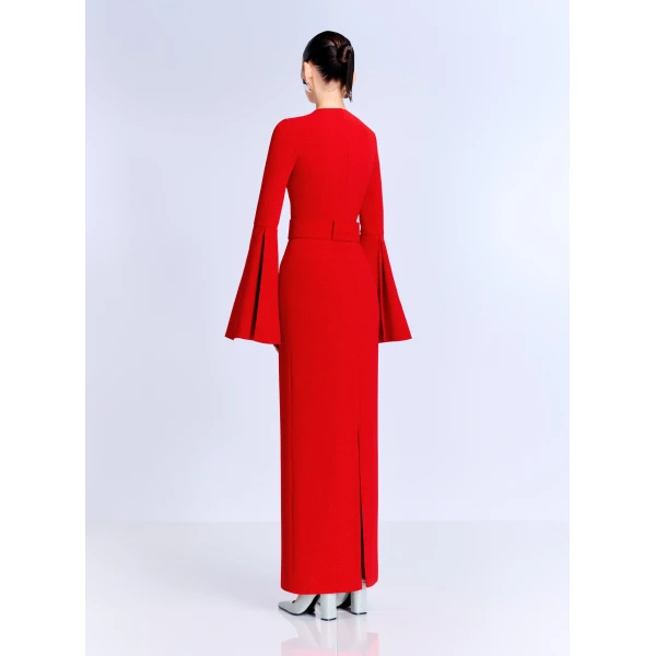 Solace London The Theia Maxi Dress in Red