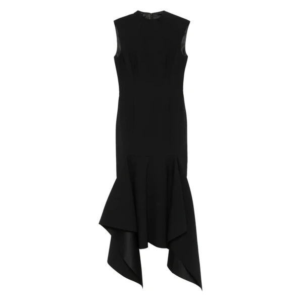 The Trinity Midi Dress in Black
