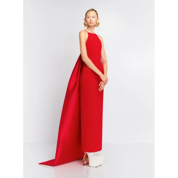 Solace London The Ulla Maxi Dress in Red