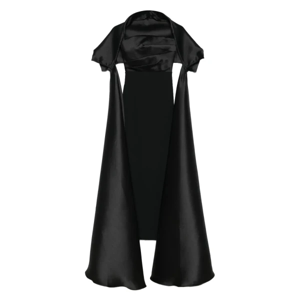 Solace London The Vera Maxi Dress in Black | Maxi Dresses | Coveti