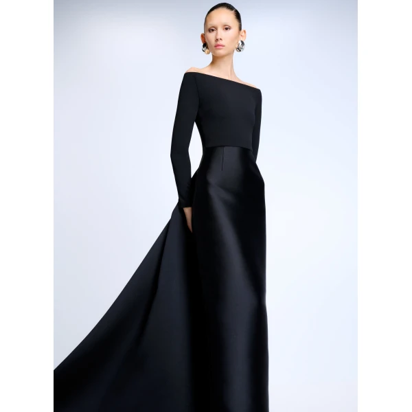 Solace London The Winslow Maxi Dress in Black