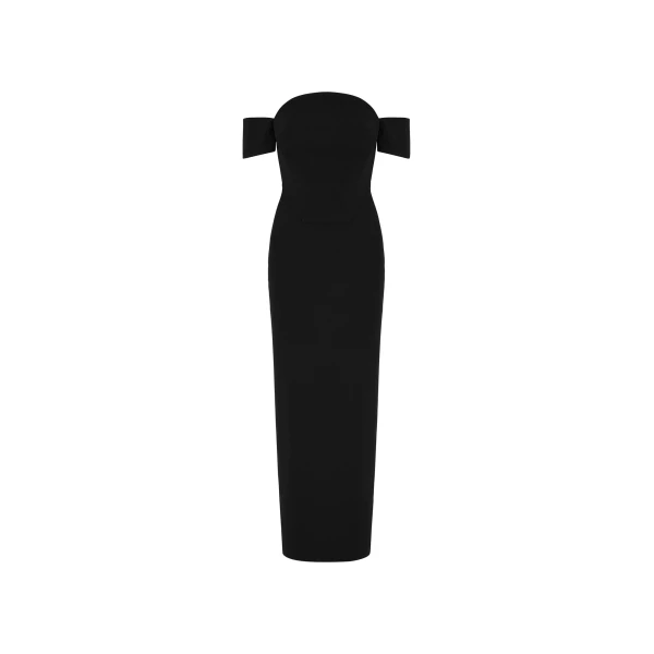 Solace London The Wymore Maxi Dress in Black | Maxi Dresses | Coveti