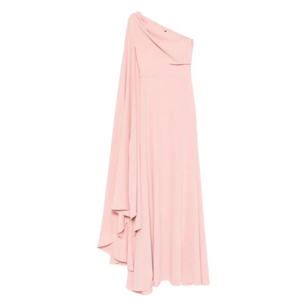 Solace London The Yazmin Maxi Dress in Putty Pink | Maxi Dresses | Coveti