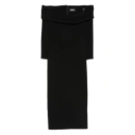 Solace London The Yuni Midi Dress in Black | Midi Dresses | Coveti