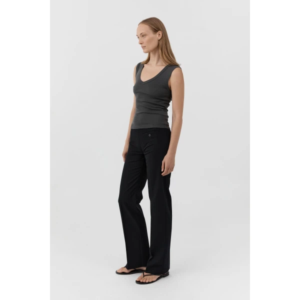 St. Agni 90s Pocket Pants in Black, view 4