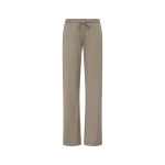 St. Agni 90s Wool Rouleau Minimal Pants in Light Taupe