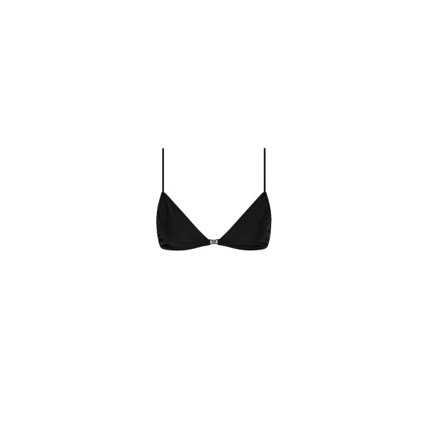Almond Bikini Top in Black