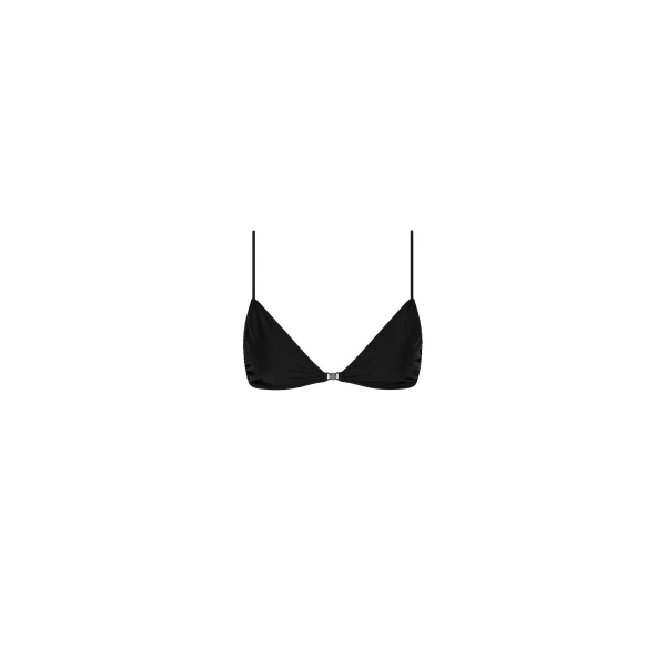 Almond Bikini Top in Black