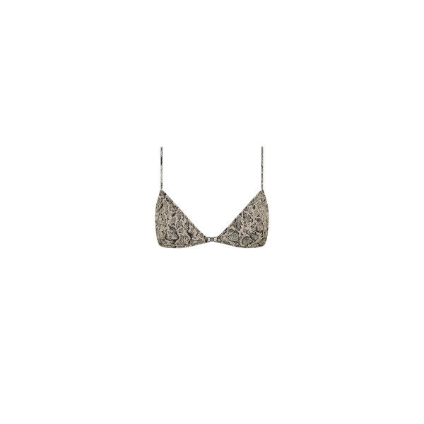 St. Agni Almond Bikini Top in Python