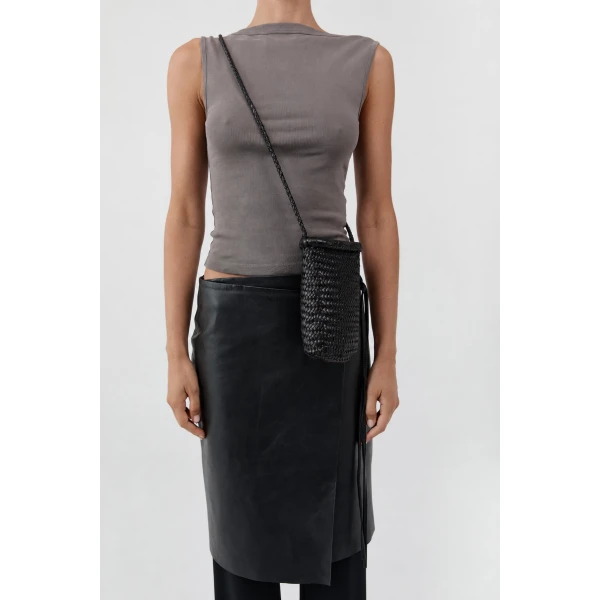 St. Agni Bagu Sling Bag in Black, view 4